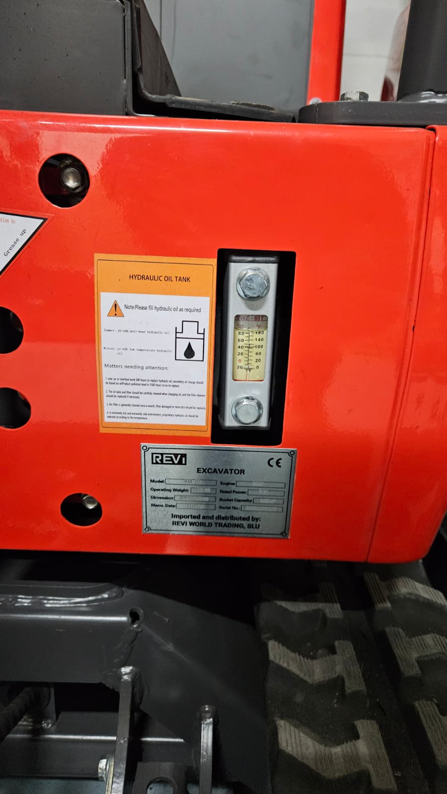 Miniexcavadora RM10S 1000Kg